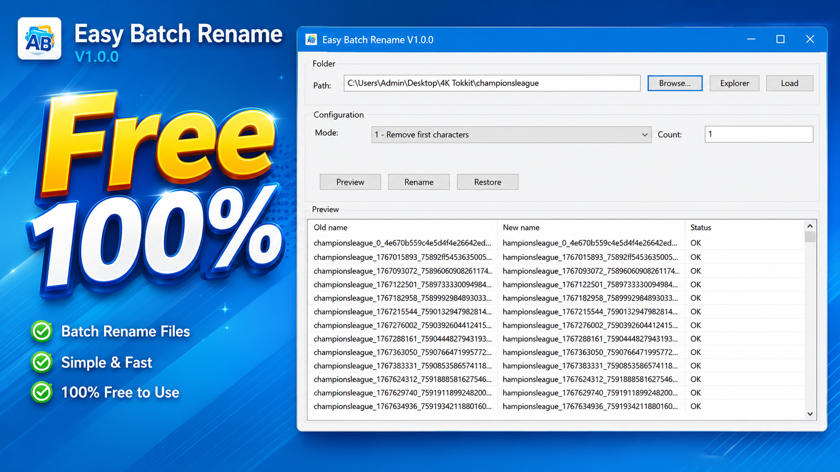 Easy Batch Rename